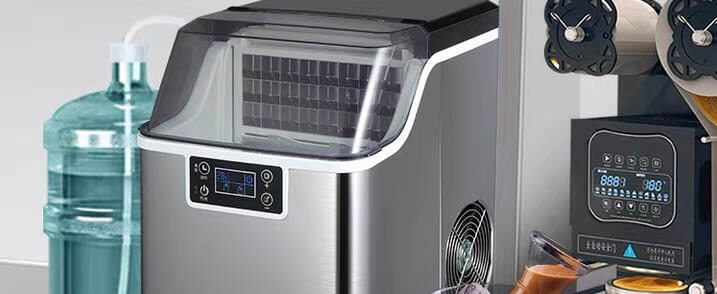 
Smad Ice Cube Machine with 2.3L ice storage quantity