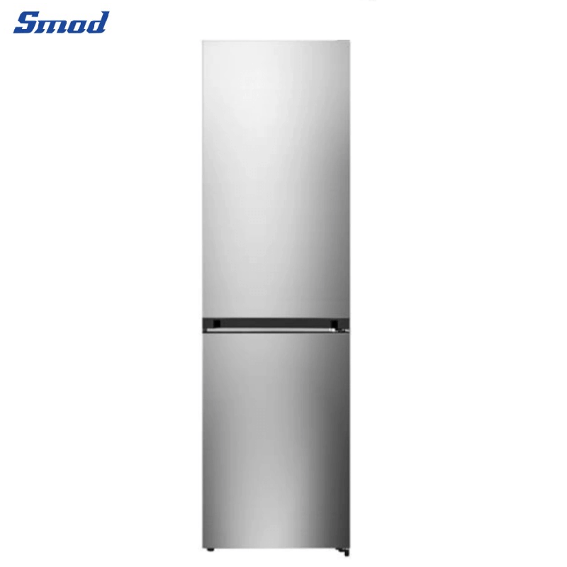 
Smad 12.5/11.5 Cu. Ft. Stainless Steel Bottom Mount Freezer Refrigerator with Interior LED light