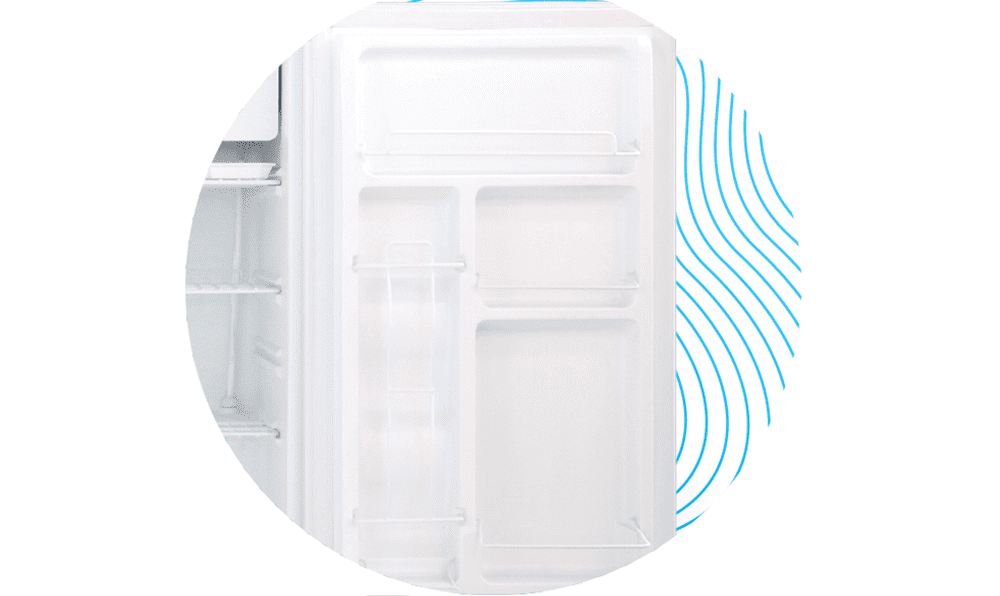 Smad 4.4/3.3 Cu. Ft. Single Door Stainless Steel Mini Fridge with Reversible Refrigerator Door
