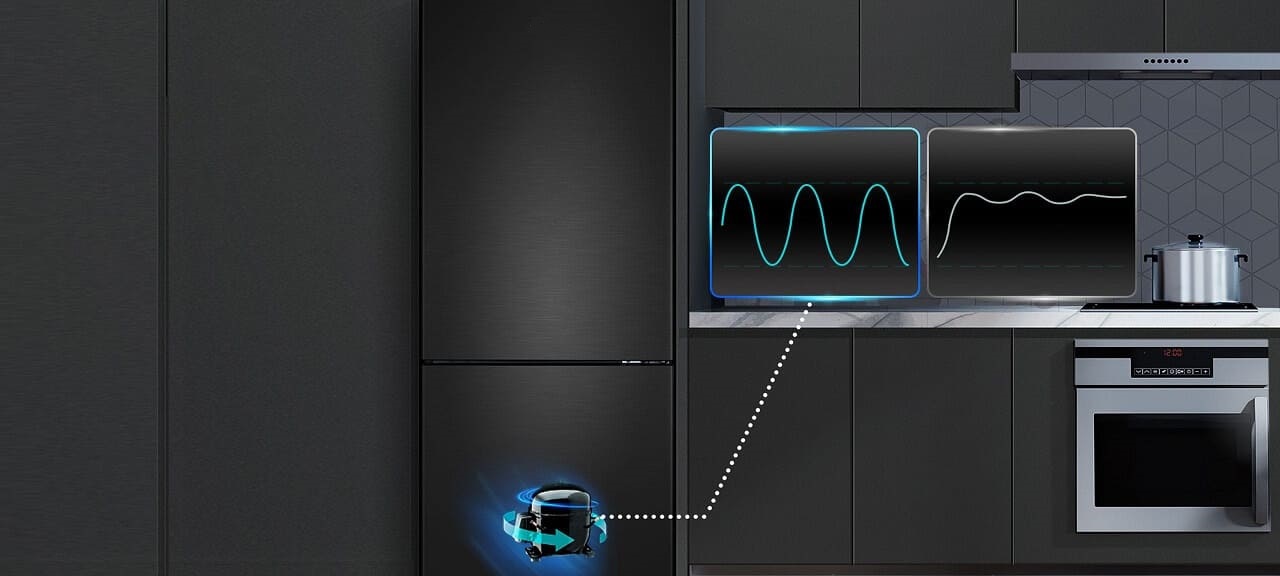 
Smad Frost Free 4 Door French Door Fridge with Inverter motor