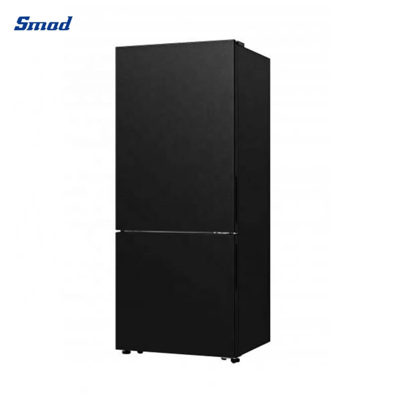 Smad Black Bottom Freezer Fridge with Inverter technology