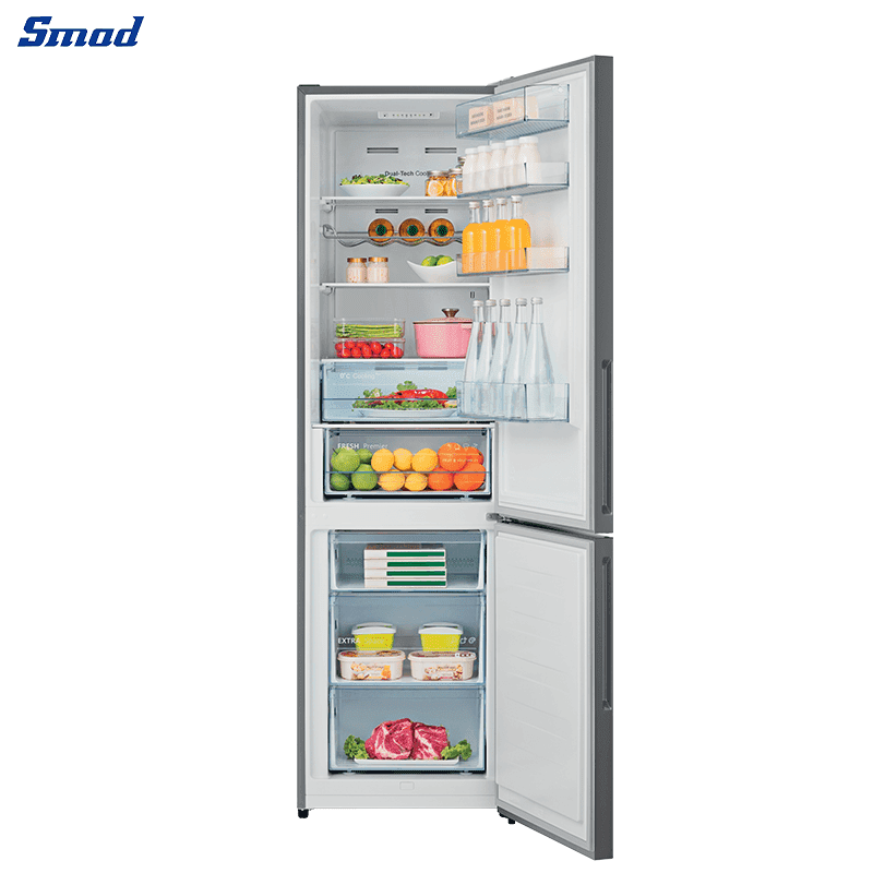 
Smad 334L Frost Free Bottom Freezer Fridge Freezer with Fast Freezing