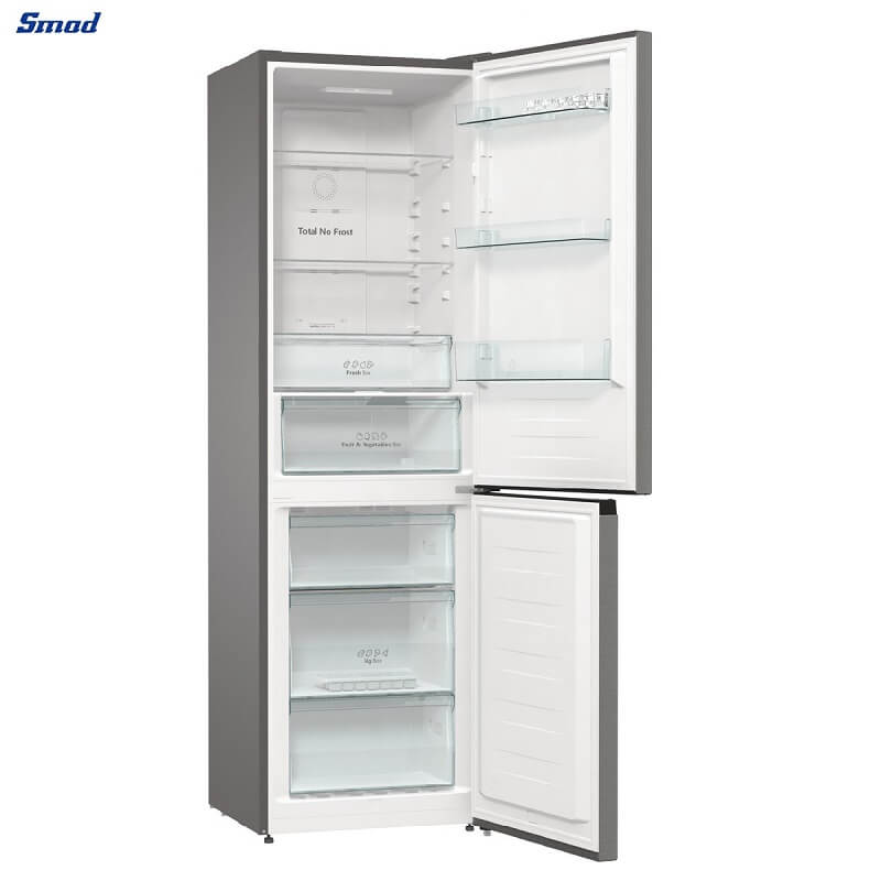 
Smad 300L Frost Free Bottom Freezer Fridge Freezer with Fast Freezing