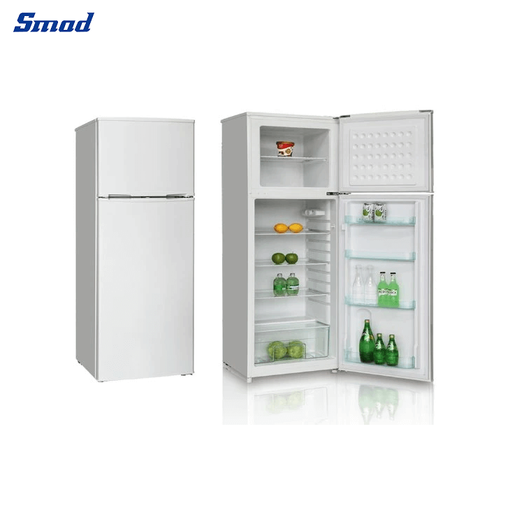 Smad Double Door Top Freezer Refrigerator with Adjustable thermostat