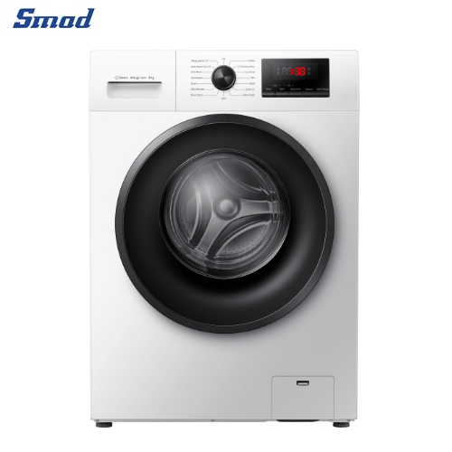
Smad 9Kg Front Load Steam Washing Machine with Unique Snowflake Drum