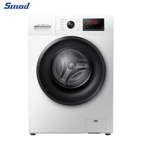 
Smad 9Kg Front Load Steam Washing Machine with Unique Snowflake Drum