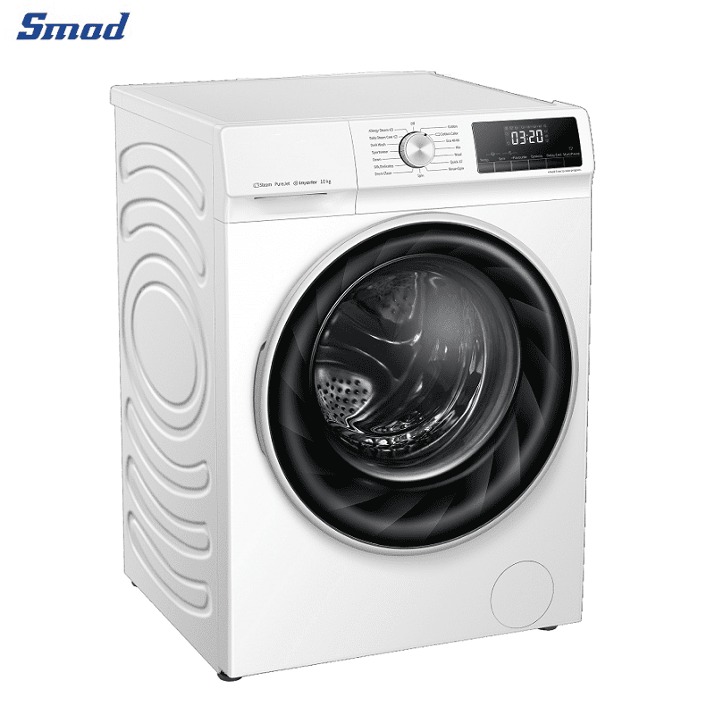 
Smad 9/10Kg Front Load Inverter Motor Washing Machine with Pause & Add Function