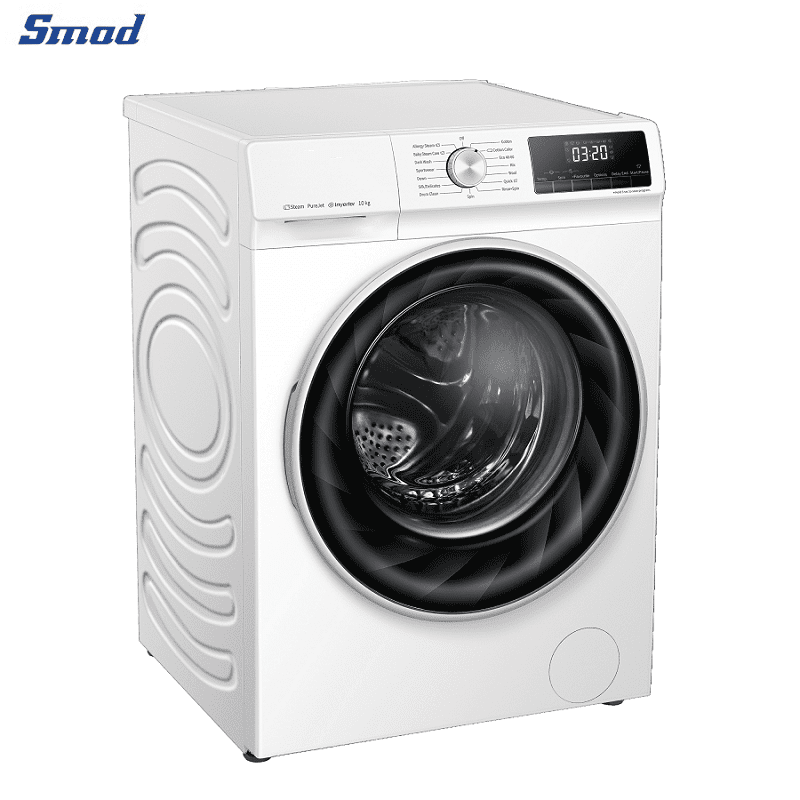 
Smad 9/10Kg Front Load Inverter Motor Washing Machine with Pause & Add Function