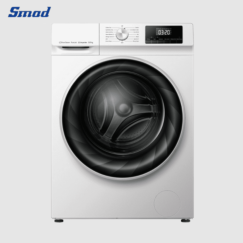 Smad 9/10Kg Silver Washer & Dryer with Power Jet Wash