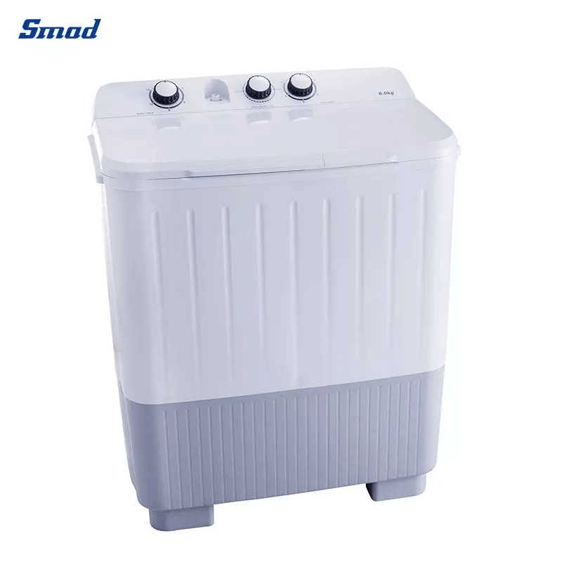 Smad 5Kg Automatic Twin Tub Washing Machine with Intelligent Turbo Washing
