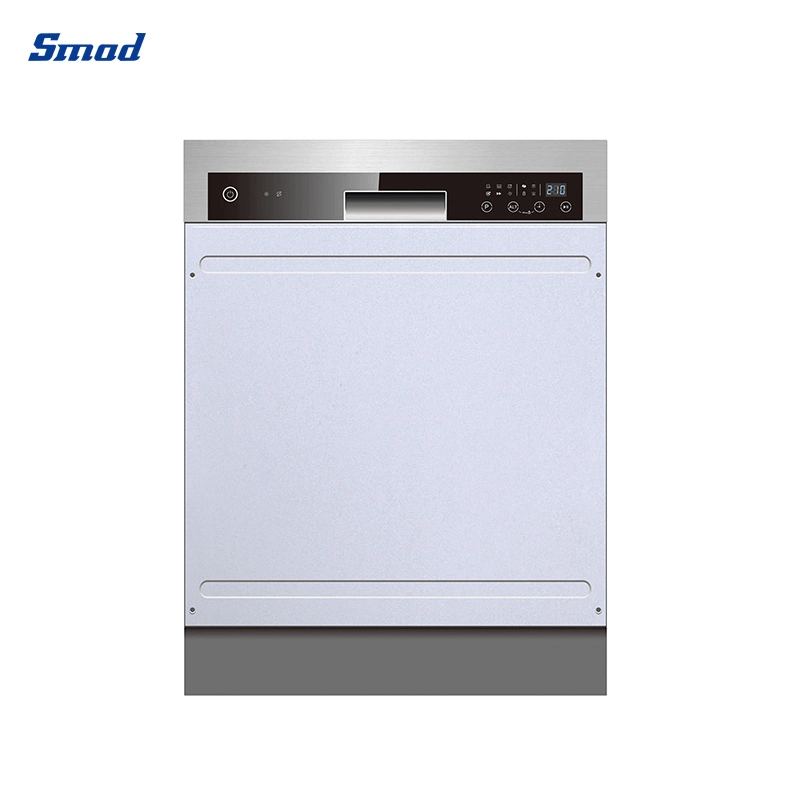 
Smad 60cm Semi Integrated Dishwasher with 6 Washing Programs