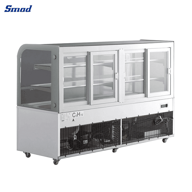 
Smad Bakery Showcase Fridge with Front curved glass