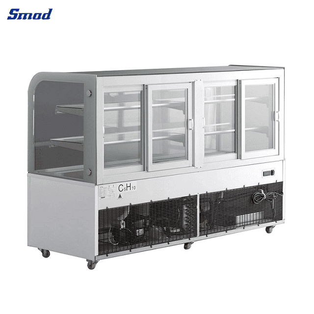 
Smad Bakery Showcase Fridge with Front curved glass