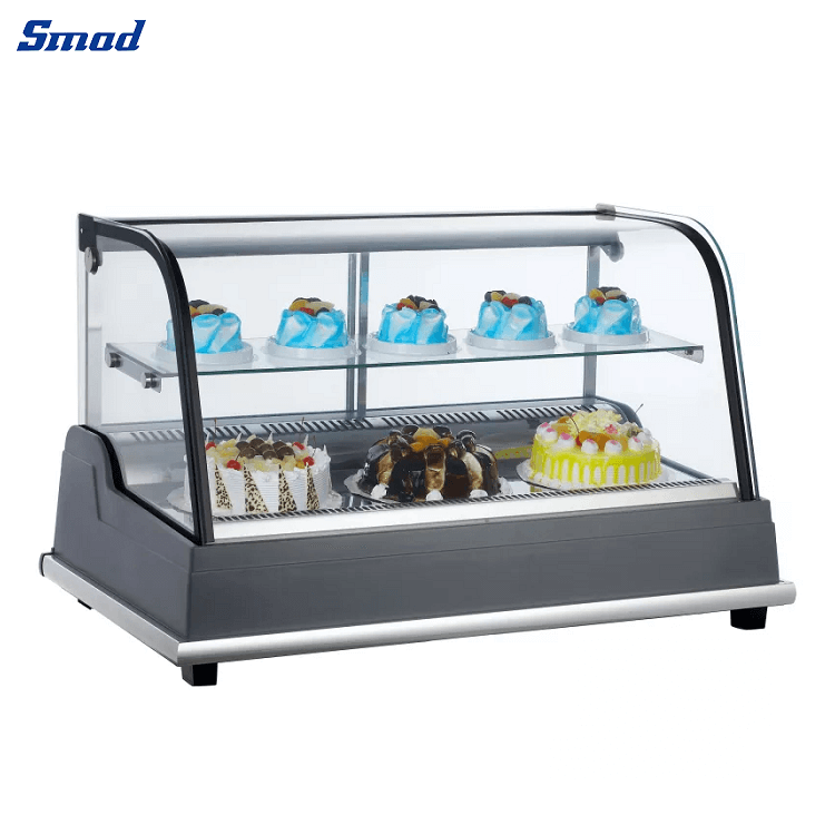 Smad 6.5 Cu. Ft. Automatic Defrost Countertop Display Fridge with Internal LED illumination