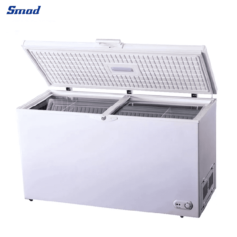 
Smad 14.9/18.4 Cu. Ft. Double Door Deep Chest Freezer with High efficiency compressor