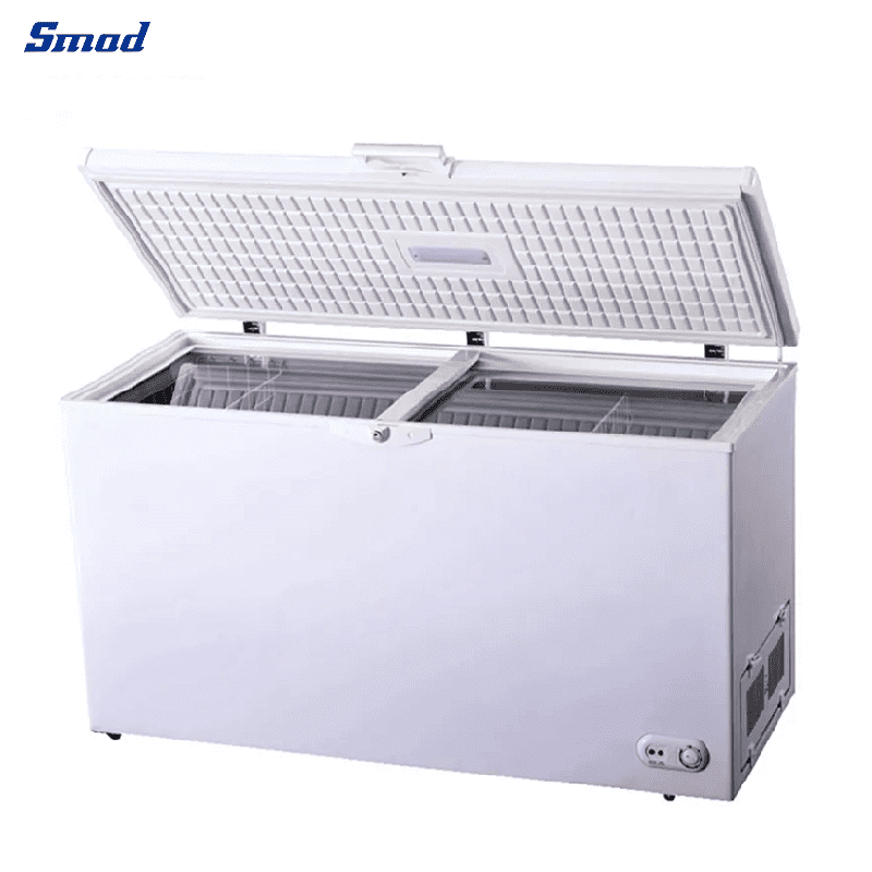 
Smad 14.9/18.4 Cu. Ft. Double Door Deep Chest Freezer with High efficiency compressor