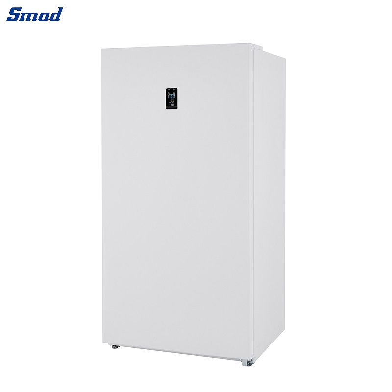 
Smad 17 Cu. Ft. Stainless Steel Self Defrosting Upright Freezer Converts Between Fridge and Freezer
