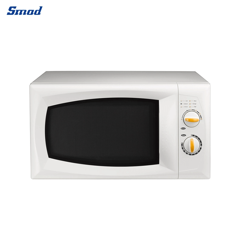 
Smad 0.6 Cu. Ft. Small White Countertop Microwave with 6 Power Levels