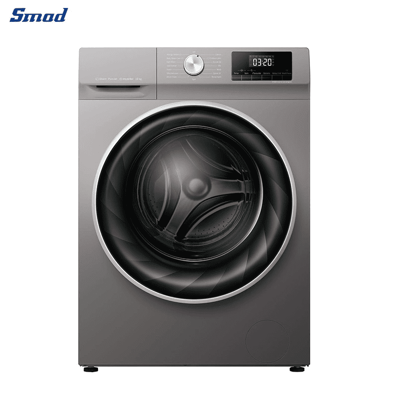 
Smad 10Kg Top Rated Portable Front Load Washing Machine with Child Lock Display