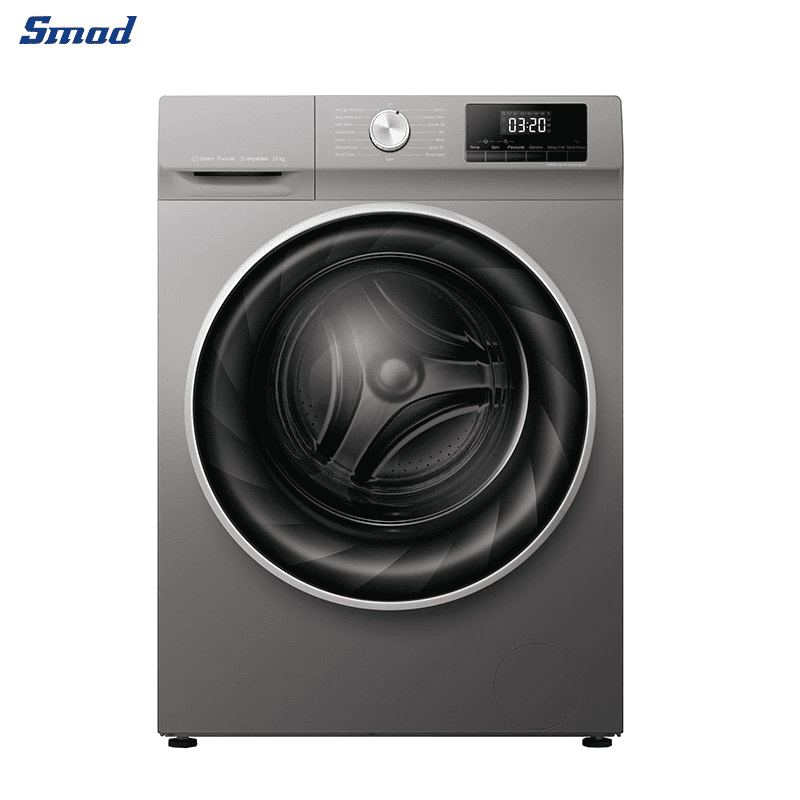 
Smad 10Kg Top Rated Portable Front Load Washing Machine with Child Lock Display