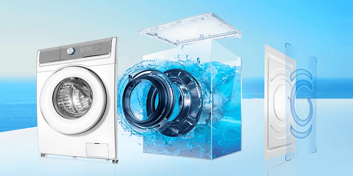Smad 8/10Kg Washer Dryer Combo with Digital Inverter Motor