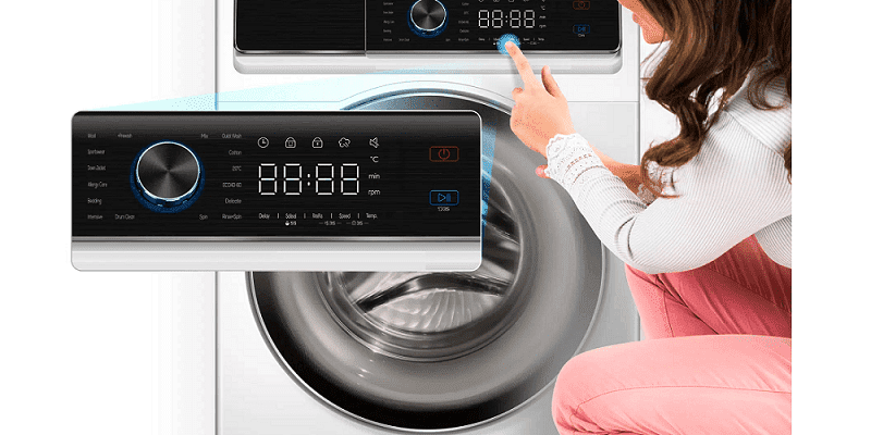 
Smad 8/10Kg Washer Dryer Combo with Touch Control Display