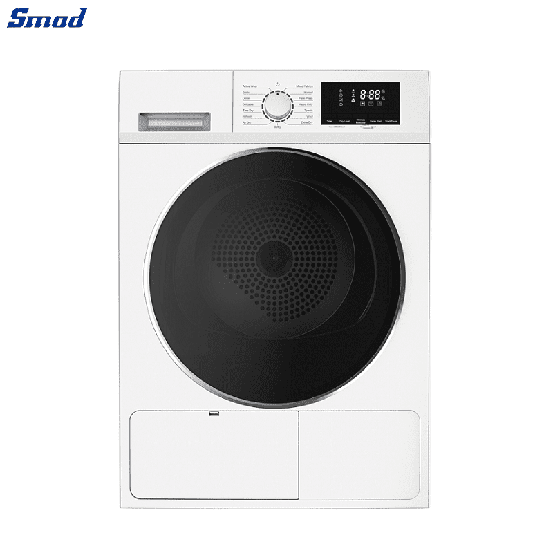 
Smad 8Kg Electric Ventless Dryer with 15 Drying Cycles