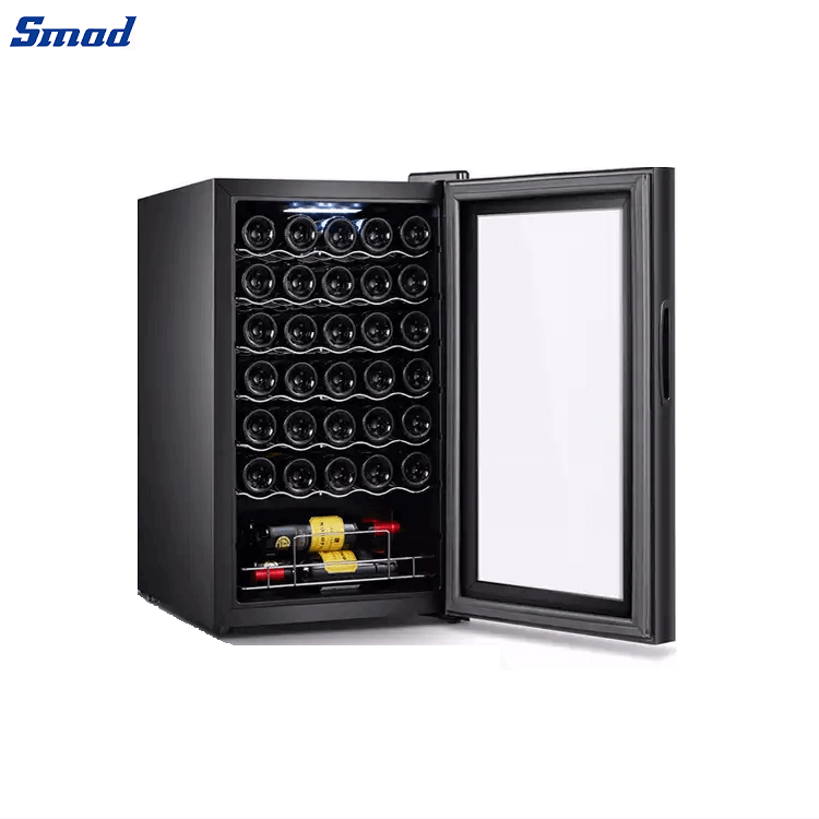 
Smad Dual Zone Wine Cooler Fridge with Tempered glass door