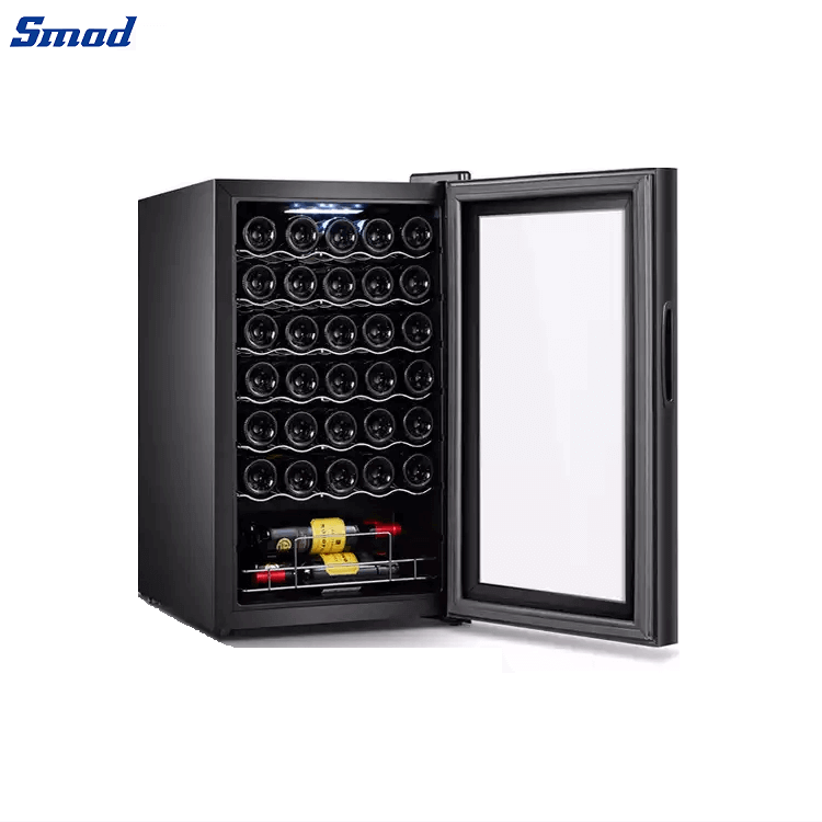 
Smad Dual Zone Wine Cooler Fridge with Tempered glass door