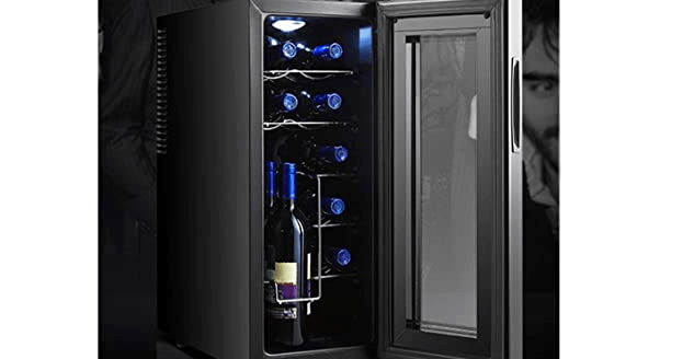 
Smad 12 Bottle Small Built-in Wine Fridge with Thermoelectric cooling technology