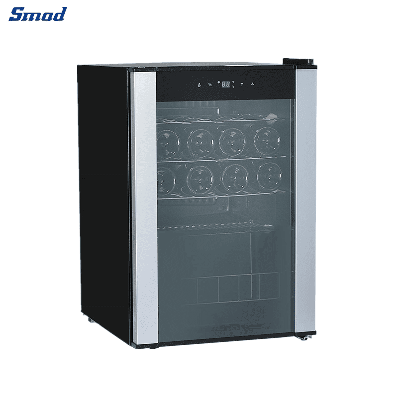 Smad Small Wine Fridge Cooler with LED display