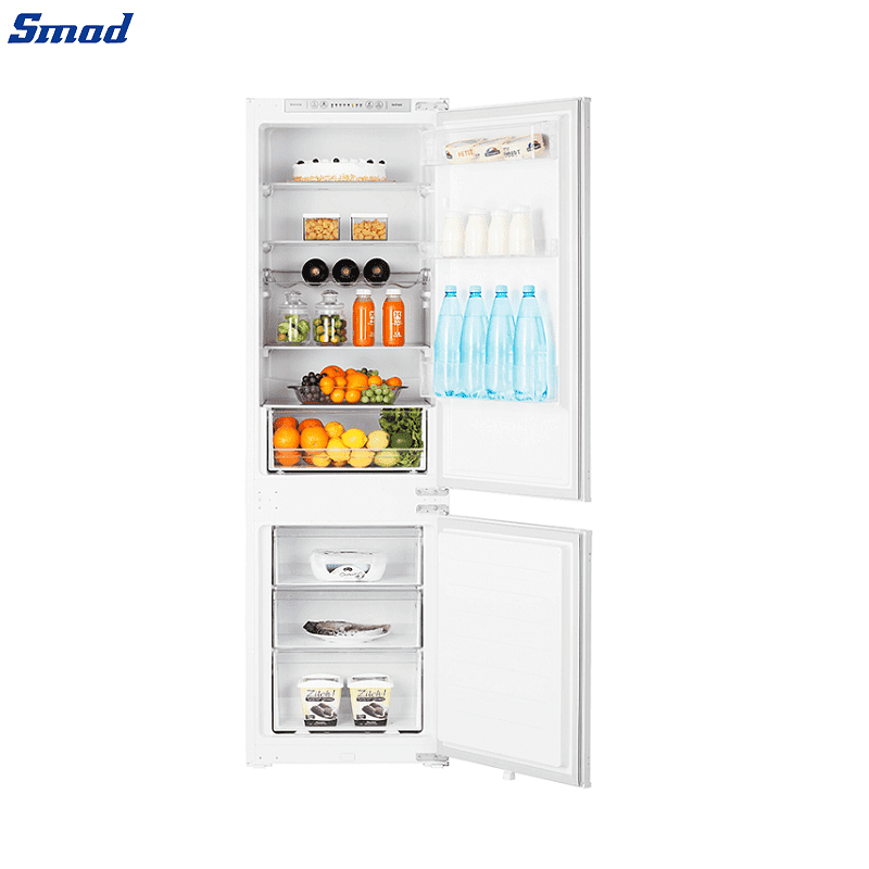 Smad 240L 70/30 Integrated Tall Fridge Freezer with Frost Free System