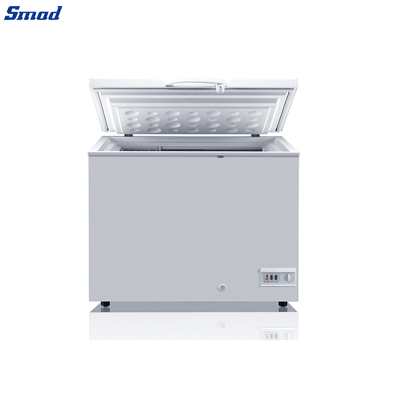 Smad 197L Compact Stainless Steel Chest Freezer with Mechanical Temperature Control