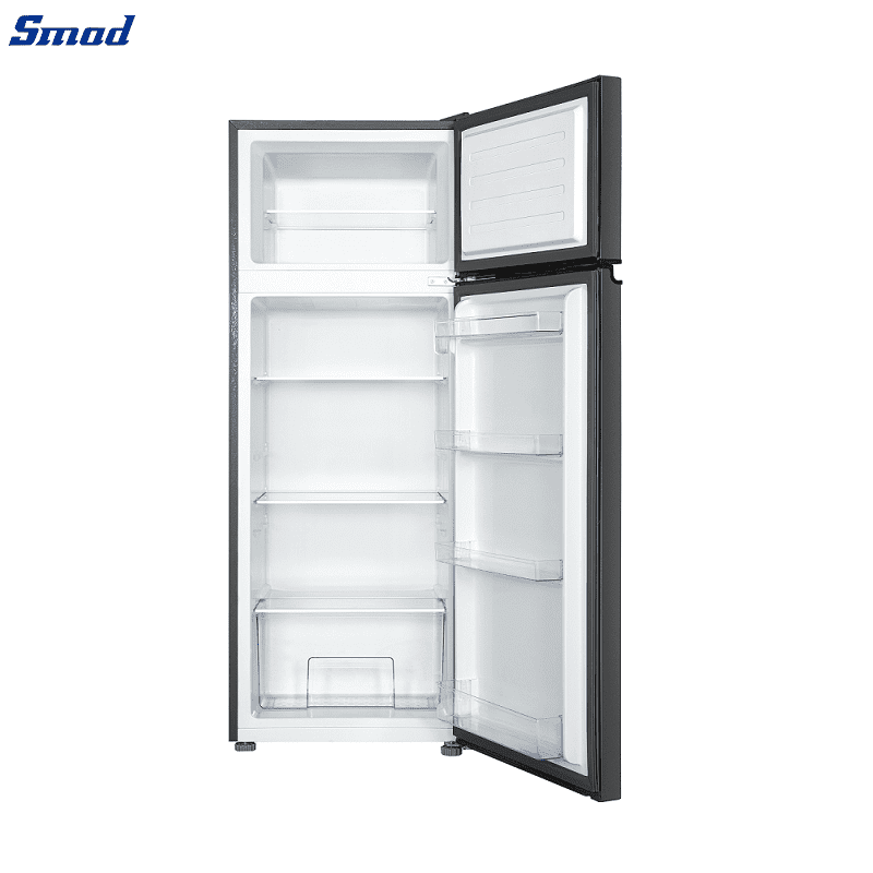 
Smad 212L White Direct Cool Top Mount Double Door Fridge with Reversible Door