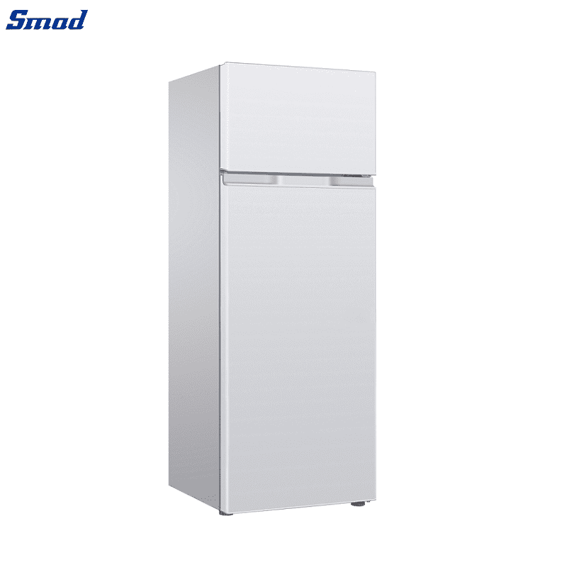 
Smad 212L White Direct Cool Top Mount Double Door Fridge with Interior LED Lighting