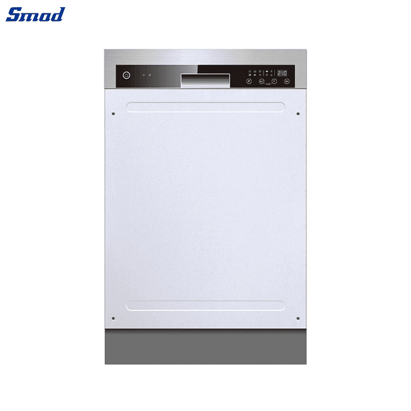 Smad 60cm Semi Integrated Dishwasher with Child Lock