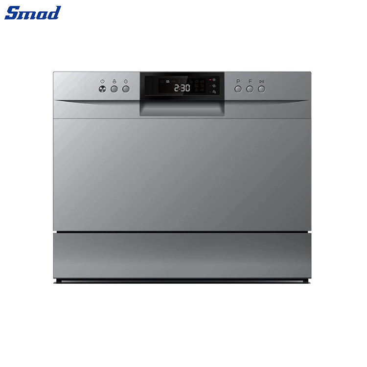 
Smad Countertop Small Dishwasher with 6 Washing Programs