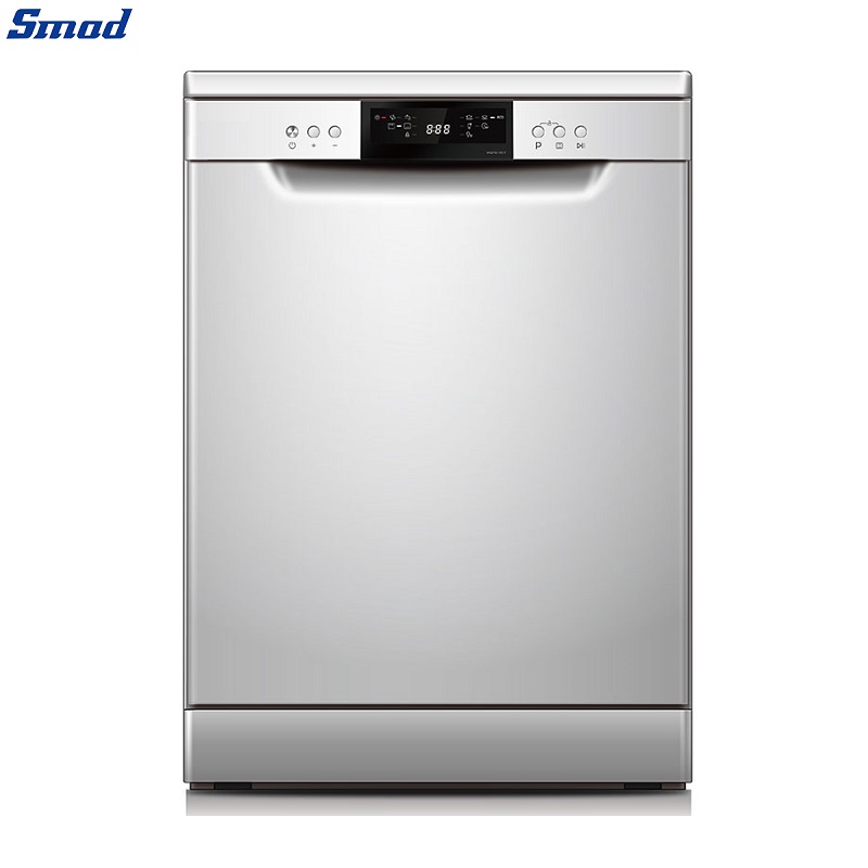 Smad 60cm Automatic Kitchen Freestanding Dishwasher with 8 Washing Programs