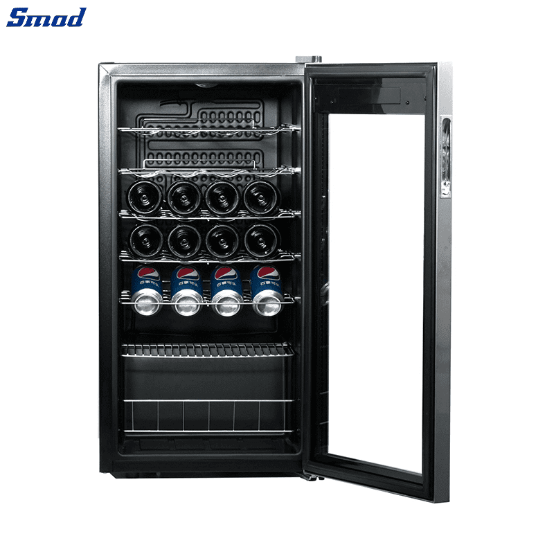 Smad Freestanding Stainless Steel Wine Cooler with 28 Bottles