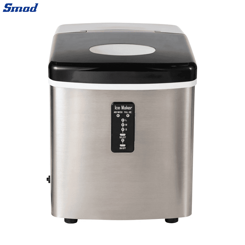 
Smad Portable Benchtop Ice Maker with red color