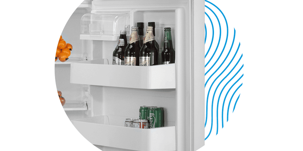 
Smad 7 Cu. Ft. White Top Freezer Refrigerator with Reversible Door