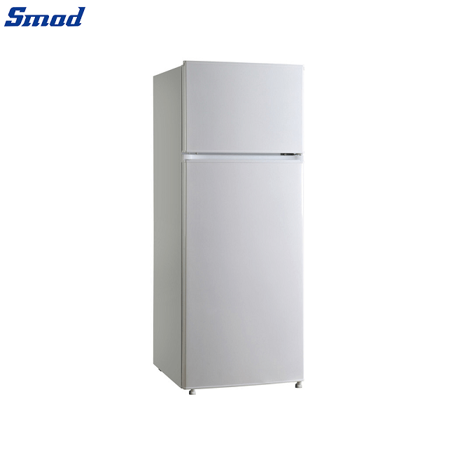 Smad 7 Cu. Ft. White Top Freezer Refrigerator with Mechanical Control