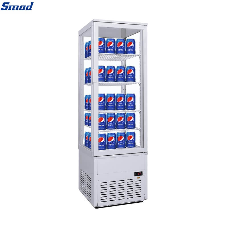 Smad Commercial Countertop Display Fridge with LED light