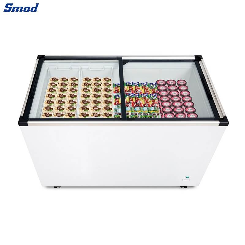 
Smad Sliding Glass Door Chest Display Freezer with Mechanical thermostat