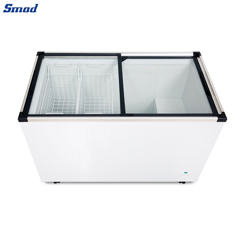 
Smad Sliding Glass Door Chest Display Freezer with Static cooling system