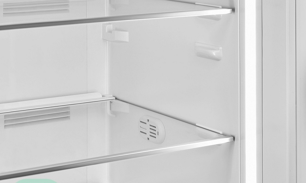 
Smad Retro Top Freezer Refrigerator with Bright Led Lighting