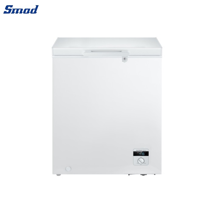 Smad Small Single Door Chest Freezer with Super Freeze
