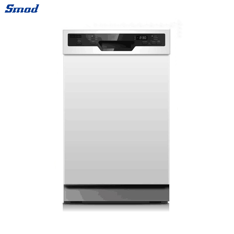 Smad Stainless Steel Semi Built in Dishwasher with 6 washing programs