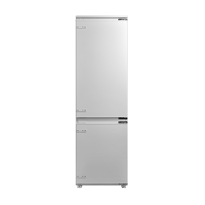 Smad double door fridge with easy-touch for temperature control
